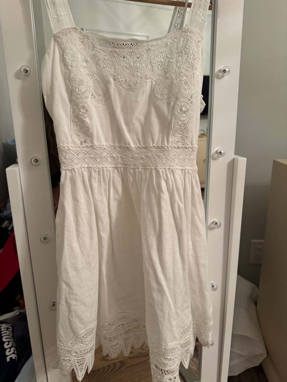 LoveShackFancy White Lace Sundress